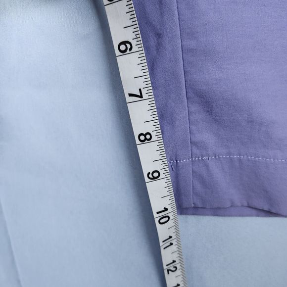 Nike Golf Fit Dry Women’s Purple Shorts Size 8 Flat Front Striped Sides Stretch - Picture 10 of 13